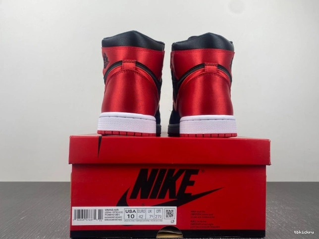 Rep TBkick OG 1 Air High Bred Satin WMNS FD4810-061 Jordan 0713